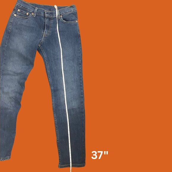 Levi’s 511 Slim Fit Jeans W29 L30 Dark Wash Stretch Denim - Picture 5 of 10